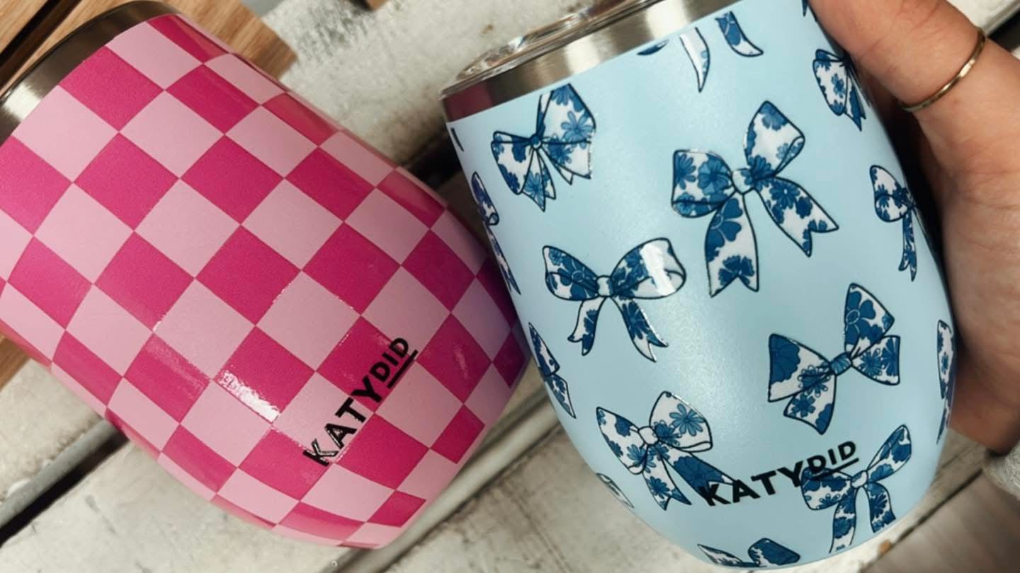 Wine tumbler Katydid