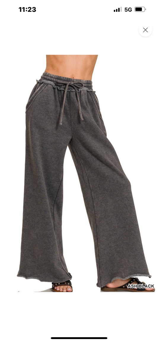 Mineral wash pants