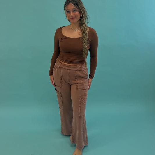 Chestnut crop tee
