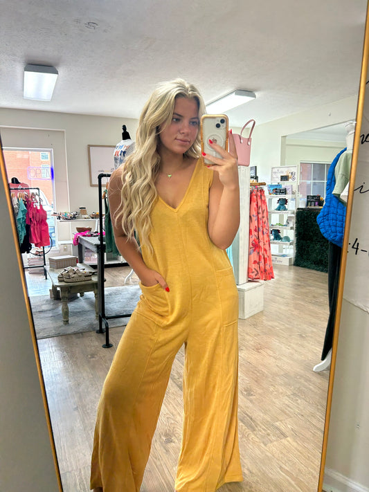 Mustard Jumpsuit