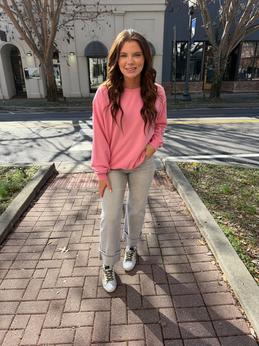 Oversized mineral sweatshirt